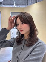 リブランド 銀座(REBRAND)&nbsp;鎖骨下ミディアムレイヤー/透明感グレージュ