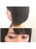 前下がりボブ