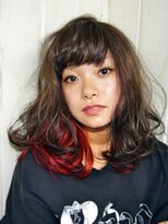 ラペ ラックスビー(LA PAIX LUXBE)&nbsp;インナーカラー☆オレンジレッド【LUXBE】