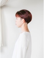 ホワイトルーム(White Room) コーラルレッドの刈り上げショート♪