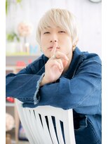 ミック 日暮里店(miq) ハイトーン&アシンメトリーのクールミディa