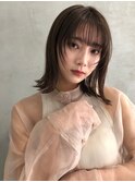 Lien☆前髪シースルーバング×オイルグロスイノアカラー　立川