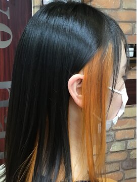 レーヴヘアー(r'eve hair) ビビットオレンジ