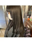 黒髪ストレート＊姫カット＊ぱっつん
