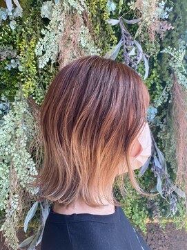 ノーブルヘアー(NOBLE HAIR) グラデーション×ベージュ