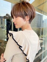 アヴァロン(AVALON) 30代/40代/50代・絶壁解消・小顔前下がりショートボブ【中村】