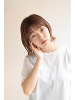 ジュール 新宿三丁目(Joule) ミディアムヘア/ショコラベージュ/ボブルフ/新宿