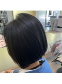 カット×縮毛ストレート