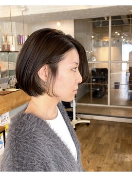 ヘアスペース リズム グリーン(Hair space Rizm green) 丸みボブ 30代40代50代60代