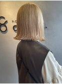 切りっぱなしボブ