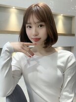 アイヴィー(IVY)&nbsp;韓国ボブタッセルカット大人ガーリーワンカールボブミニボブ