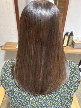 リジェール 鶴舞店 髪質改善カラー+パウダートリートメント 1回目