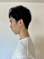 ソイクフ 四条大宮店(SOY-KUFU)&nbsp;【soy-kufu】MEN'S HAIR束感マッシュパーマアッシュブラック