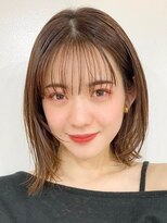 アイトーキョーエス 渋谷(AI TOKYO S)&nbsp;斜めバング/シルキーベージュ/ブラントカット[渋谷駅]