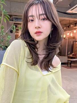 インビテーション(invitation) 大人かわいいくびれヘア前髪カット顔周りカットおくれ毛