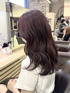 ゼスト 吉祥寺店(ZEST) 【籠倉】ブリーチなしダブルカラー/ピンクラベンダー/吉祥寺