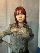 ナループロア ルームー(Nalu pu loa ROOMOO)&nbsp;ダブルカラーディープレッド