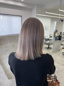 ノートエートル 西金沢(Nought etre) ミルクティーカラー10代20代30代ハイトーンカラーミルクティー