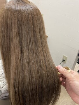 美容室 カノン(Kanon) ツヤ系オリーブブラウン