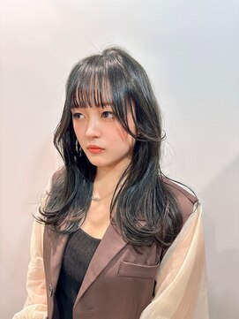 メゾンドムニ 恵比寿(Maison de MUNi) シアーカラー/マットグレージュ韓国風巻き/魅力倍増カール