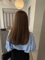 ローレンアオ(LOREN AO)&nbsp;ミルクティベージュオリーブダブルカラーラベンダー