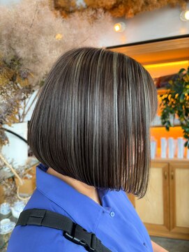 ユラギフロムユイマァル 水島店(YURAGI from YUIMARL) ハイライト×アッシュグレー