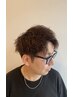 メンズカット＋デザインパーマ＋シェービング