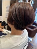 大人上品なハンサムショートヘア◎30代40代立体感美シルエット