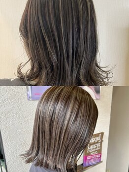 ファースト 東仙台店(first)の写真/白髪ぼかし×オージュアで艶感あふれるスタイルへ。大人女性の為の上質サロン≪ファースト≫にお任せ◎