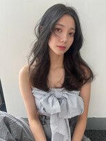 オンブレグレージュオリーブベージュくびれミディ大人美人