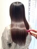 【梅雨限定】カット+弱酸性ストレート（縮毛矯正）+高級トリートメント/19100