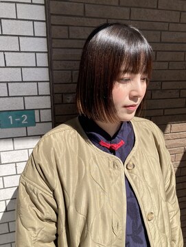 ディアローグ 瑞江南口店 朝楽な切りっぱなし矯正ボブ
