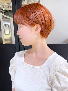 シオン(shion) メルティカラーアプリコットオレンジ似合わせカット_ba407341