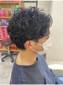 メンズパーマツイストスパイラルパーマシャドウパーマショート