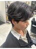 【期間限定】メンズカット＋フェザーパーマ+持ち帰りSp3日分付き￥9900