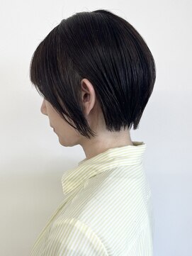 モリオフロムロンドン 松戸店(Morio from London) 【morio松戸　アイダ】大人ショート丸みショート耳かけショート