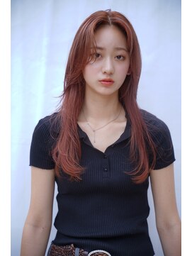 ピークアブー アヴェダ アトレ恵比寿(PEEK-A-BOO AVEDA) レイヤーミディアム/顔まわりレイヤー/くびれミディ/前髪あり