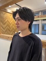 ティピ(tipi)&nbsp;波巻きパーマ/センターパート/メンズカット/メンズパーマ/香椎駅