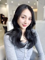 ノエシキカ(noe sikika)&nbsp;くびれヘア/アプリコットオレンジ/ハイライトカラー/栄e23