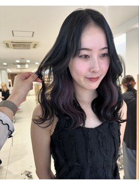 ヘアーワークスタジオ ノイズ(noize) インナーパープル