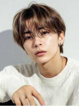 ◎ナチュラルメンズコンマバング×ツーブロック刈上　錦糸町北口