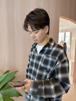 オン キャナルシティ博多前店(on)&nbsp;【哉汰】センターパート/毛流れ/メンズカット20代