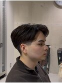 MEN’S/リバースセンターパート/ニュアンスパーマ/飯田橋/I