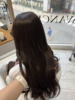 アヴァンス 広島本通店(AVANCE.)&nbsp;着物ヘア/大人ガーリー/ダークアッシュ/似合わせカット