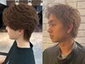 メンズカット+メンズカラー ￥12100白髪染め◎ [船橋駅/メンズカラー/MEN'S]