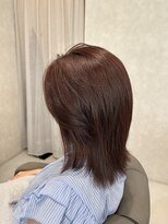 マロウ ヘア(Mallow hair) シックなボルドーレッド