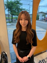 ビーアップヘアー(be:up hair)&nbsp;韓国風ロング×ハイライト×髪質改善