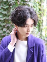 マイロ(mailo) 好感度〇ネープレス&センターパートのグランジ中分けマッシュ