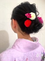 ネオリーブアオバ 高田馬場店(Neolive aoba) 【高田馬場/aoba】2019年卒業式　ヘアセット　袴着付け　アップ