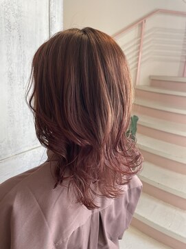 ワークスヘアー(WORKS HAIR) 春カラー！ピンクベージュ